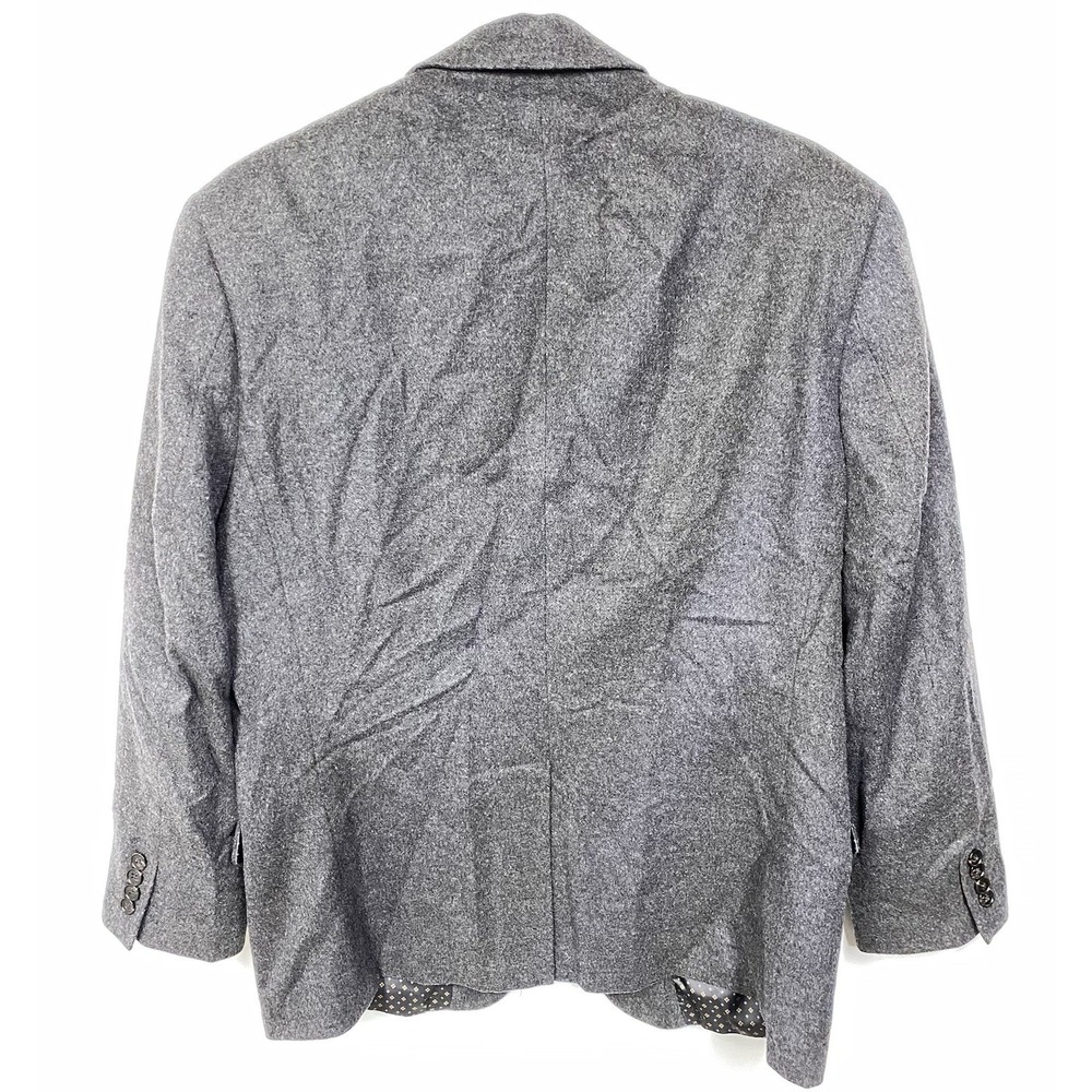 Ralph Lauren Black Label Mens Jordan Wool/silk Solid gray Sportcoat Blazer 40R - Picture 4 of 7